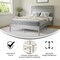 Flash Furniture Gray Full Wooden Platform Bed with Headboard MG-09003FB-F-GRYWSH-GG - alternate 3
